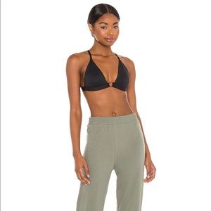 Free People Oh Scuba Bralette in Black